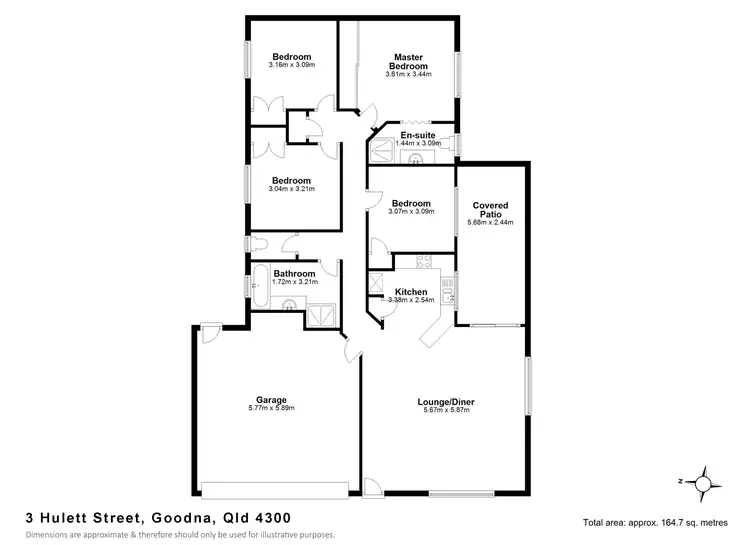 Floorplan of Homely house listing, 3 Hulett Street, Goodna QLD 4300