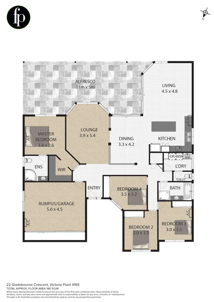 Floorplan of Homely house listing, 22 Gladebourne Crescent, Victoria Point QLD 4165
