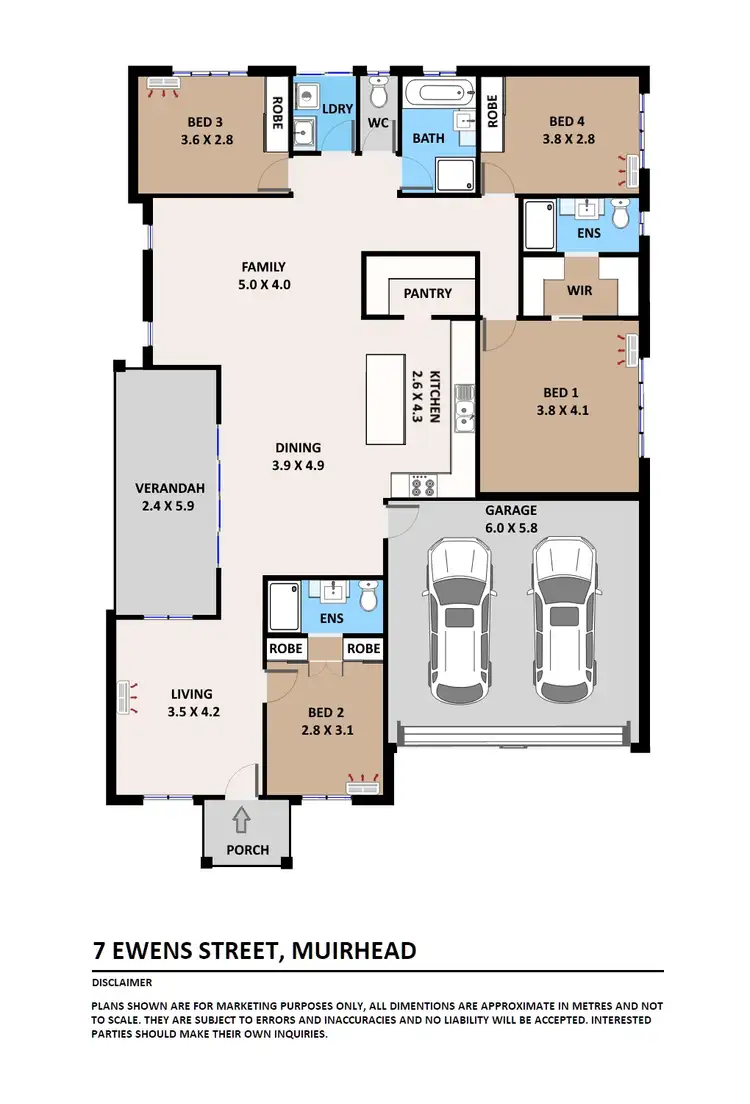 Floorplan of Homely house listing, 7 Ewens Street, Muirhead NT 810