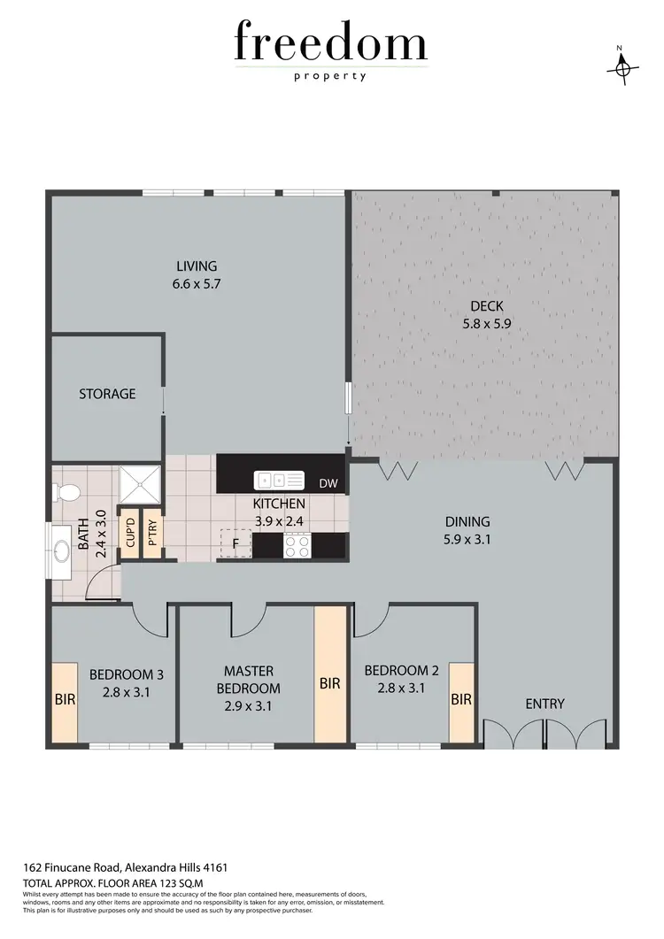 Floorplan of Homely house listing, 162 Finucane Road, Alexandra Hills QLD 4161