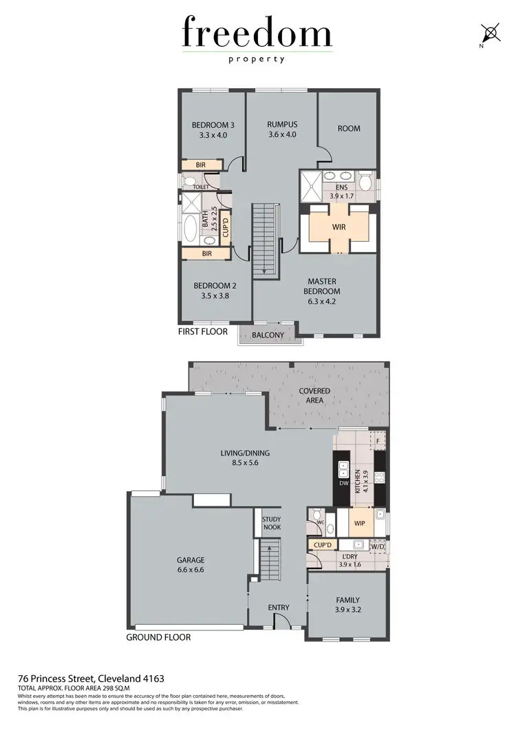 Floorplan of Homely house listing, 76 Princess Street, Cleveland QLD 4163