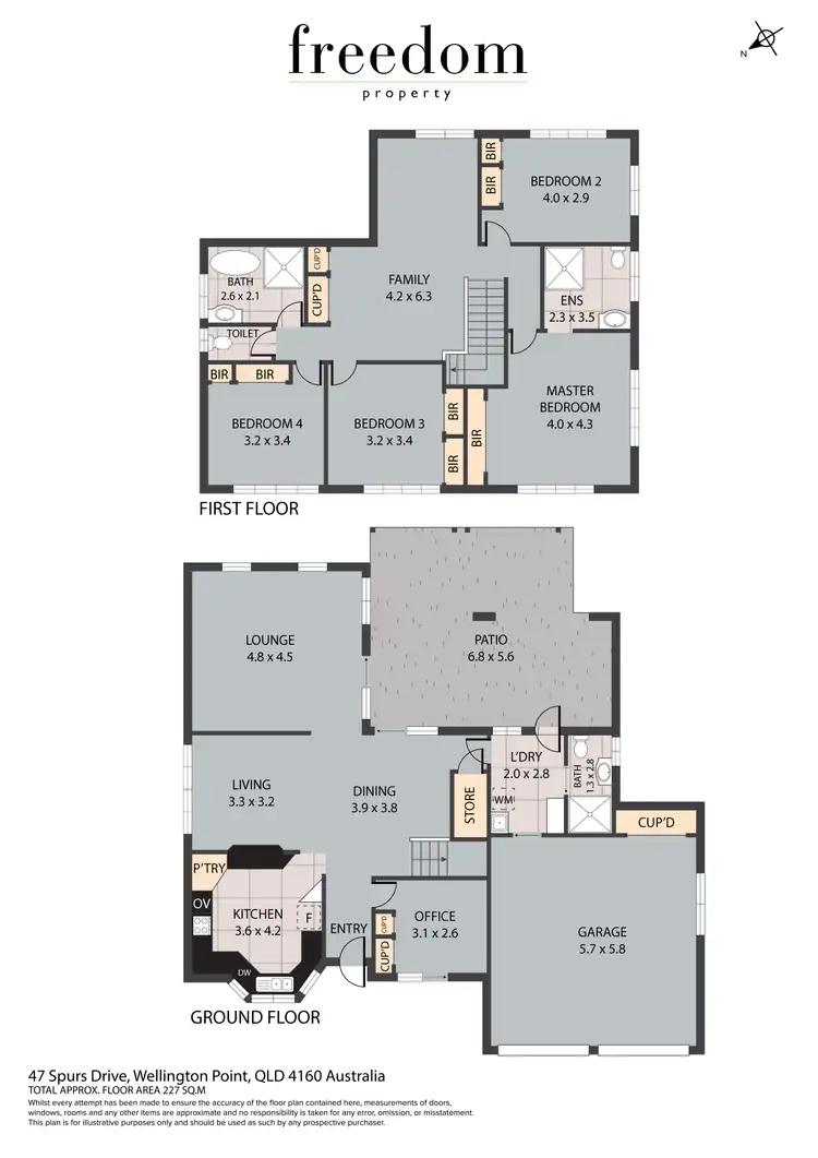 Floorplan of Homely house listing, 47 Spurs Drive, Wellington Point QLD 4160