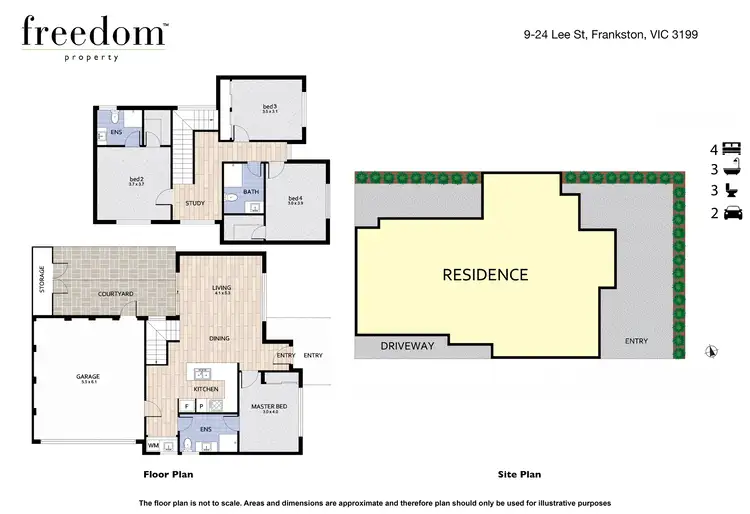 Floorplan of Homely townhouse listing, 9/24 Lee Street, Frankston VIC 3199
