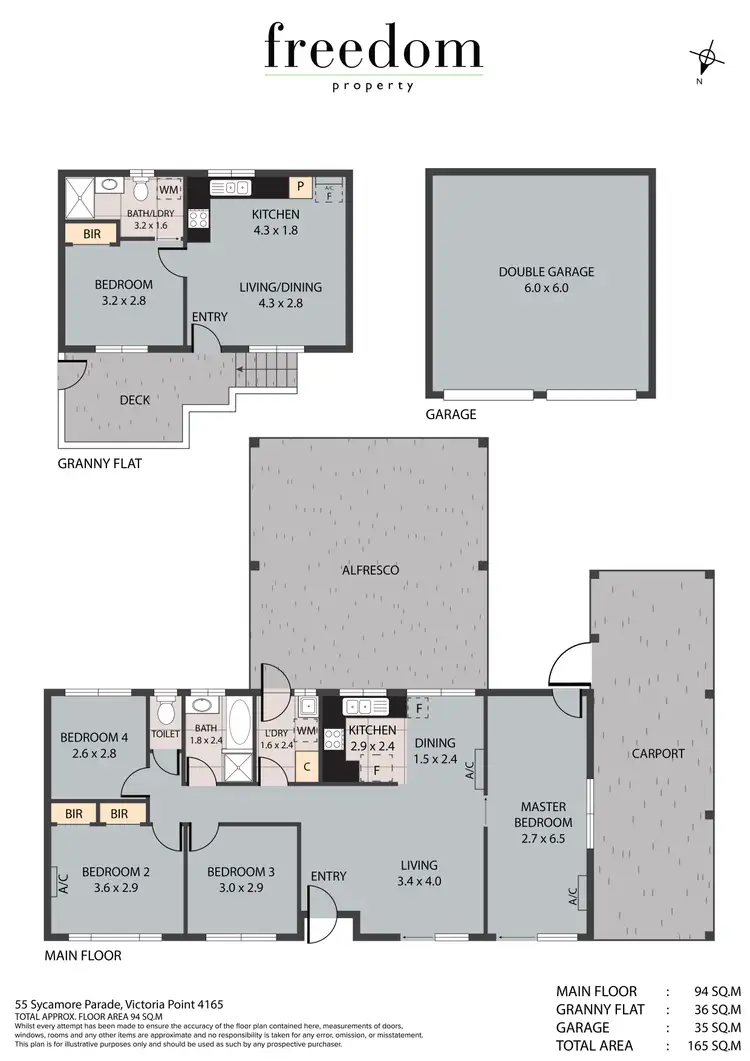 Floorplan of Homely house listing, 55 Sycamore Parade, Victoria Point QLD 4165