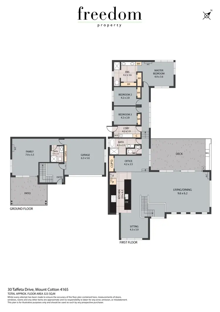 Floorplan of Homely house listing, 30 Taffeta Drive, Mount Cotton QLD 4165