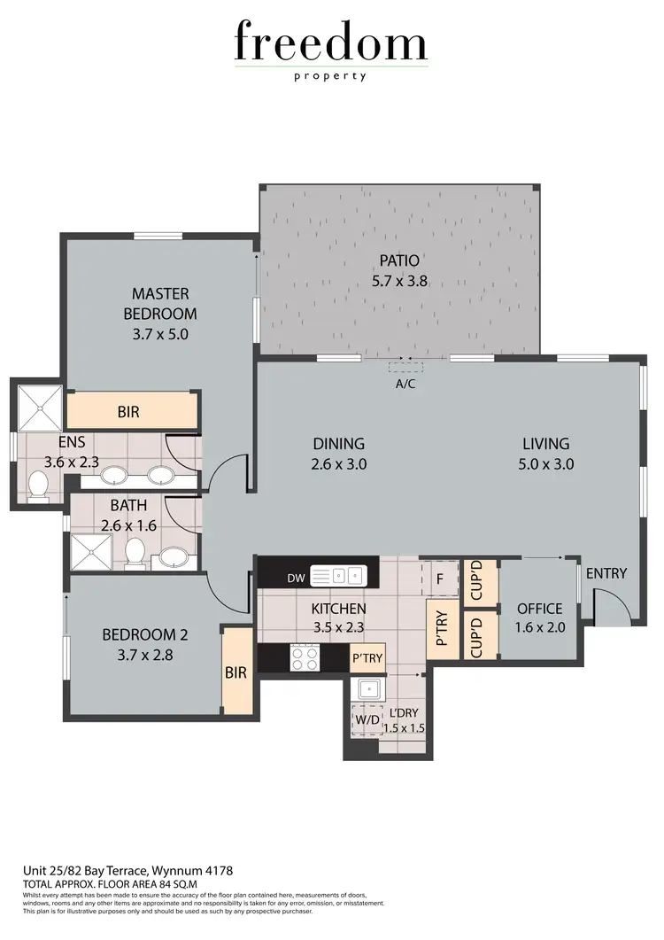Floorplan of Homely unit listing, Unit 25/82 Bay Terrace, Wynnum QLD 4178