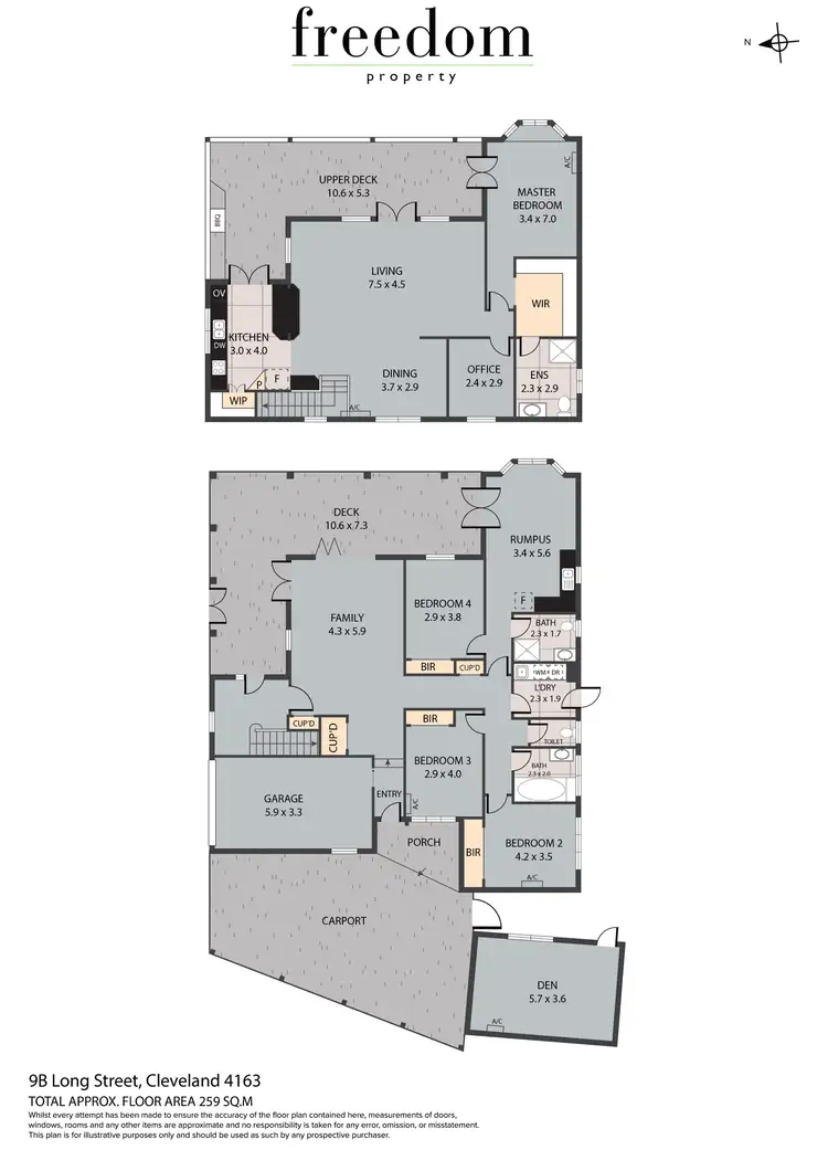 Floorplan of Homely house listing, 9B Long Street, Cleveland QLD 4163