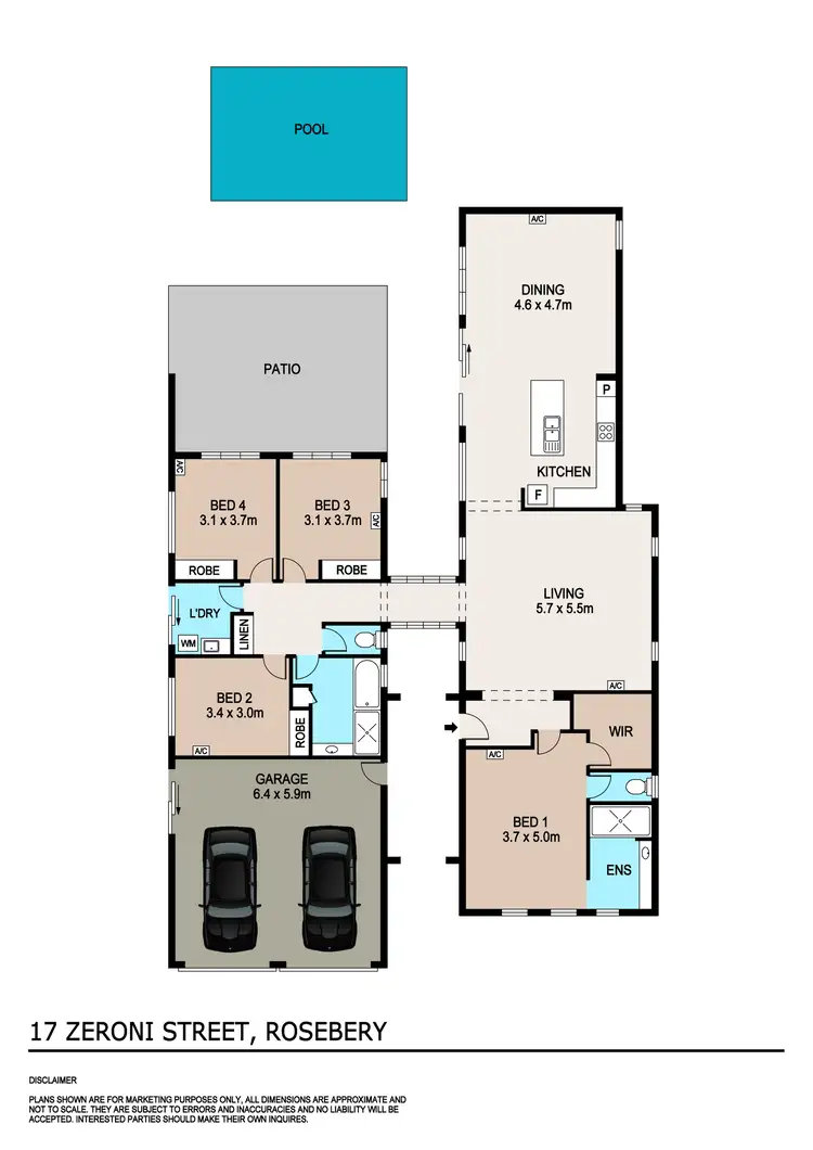 Floorplan of Homely house listing, 17 Zeroni Street, Rosebery Heights NT 832