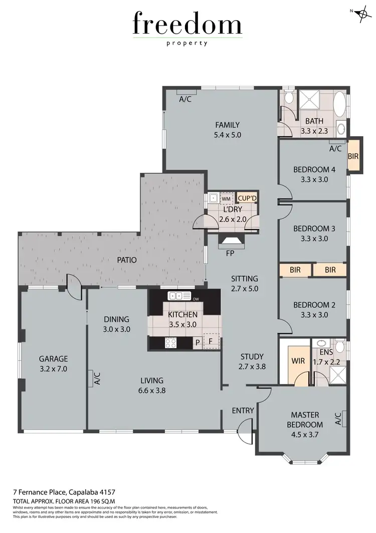 Floorplan of Homely house listing, 7 Fernance Place, Capalaba QLD 4157