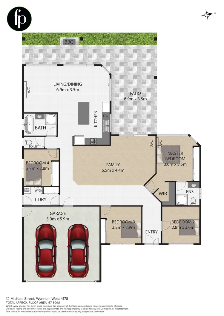 Floorplan of Homely house listing, 12 Michael Street, Wynnum West QLD 4178