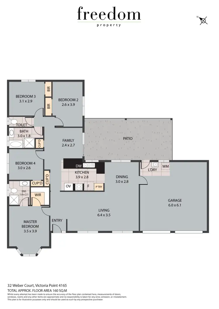 Floorplan of Homely house listing, 32 Weber Court, Victoria Point QLD 4165