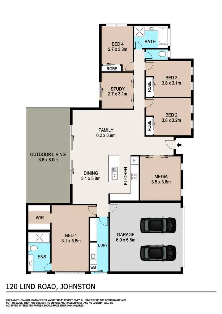 Floorplan of Homely house listing, 120 Lind Road, Johnston NT 832