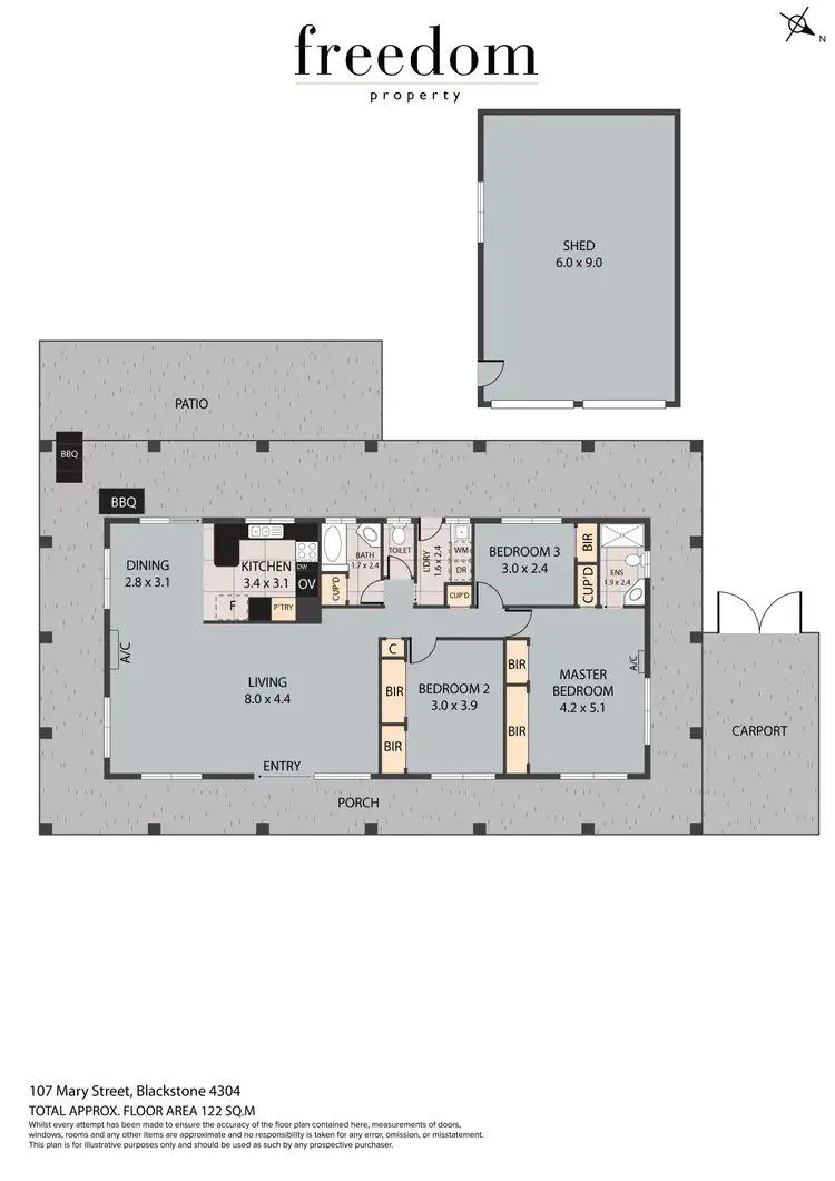 Floorplan of Homely house listing, 107 Mary Street, Blackstone QLD 4304