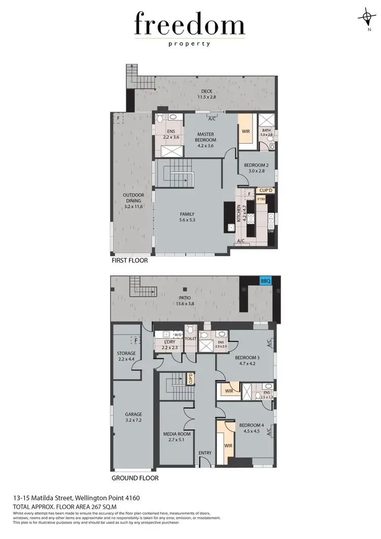 Floorplan of Homely house listing, 13-15 Matilda Street, Wellington Point QLD 4160