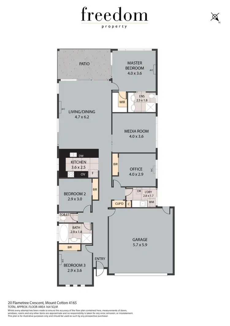 Floorplan of Homely house listing, 20 Flametree Crescent, Mount Cotton QLD 4165