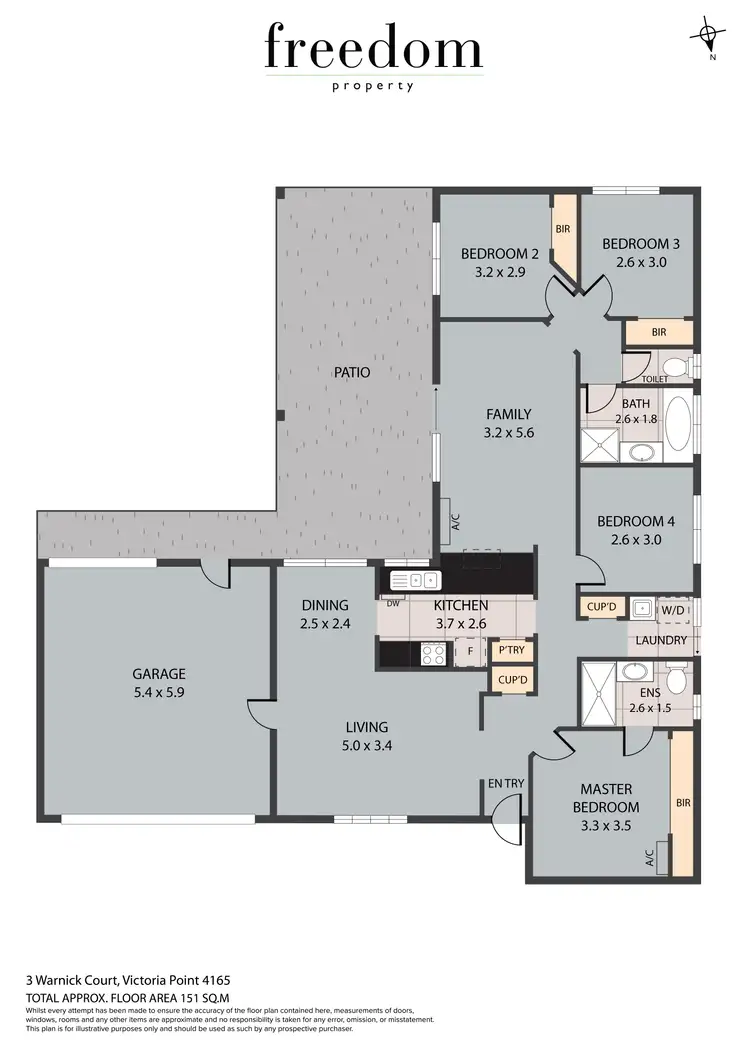 Floorplan of Homely house listing, 3 Warnick Court, Victoria Point QLD 4165