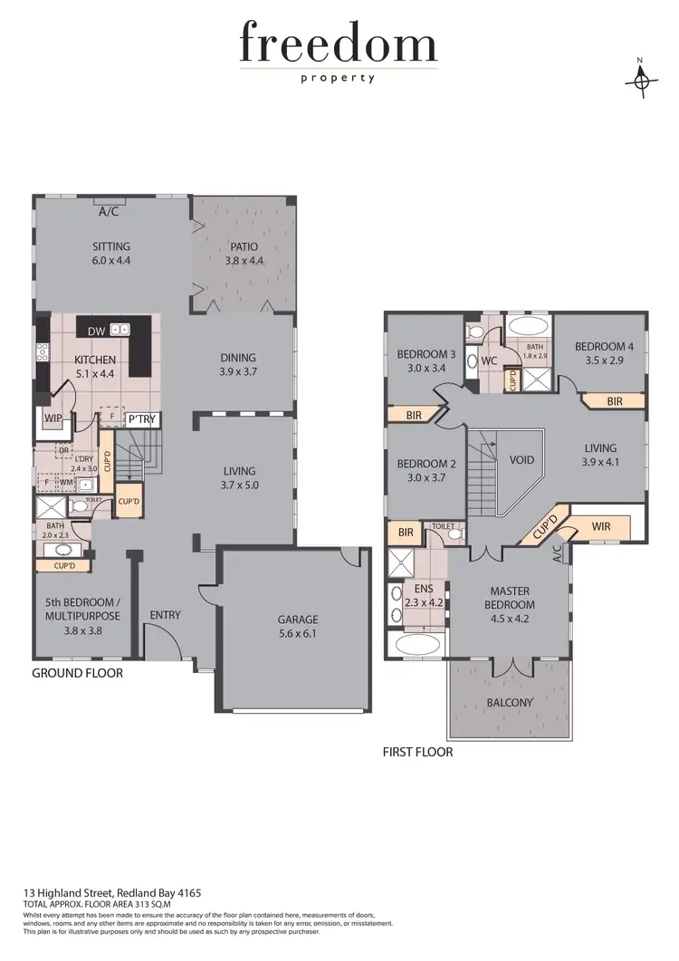 Floorplan of Homely house listing, 13 Highland Street, Redland Bay QLD 4165
