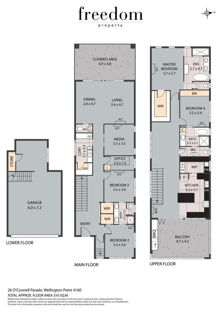 Floorplan of Homely house listing, 26 O'Connell Parade, Wellington Point QLD 4160