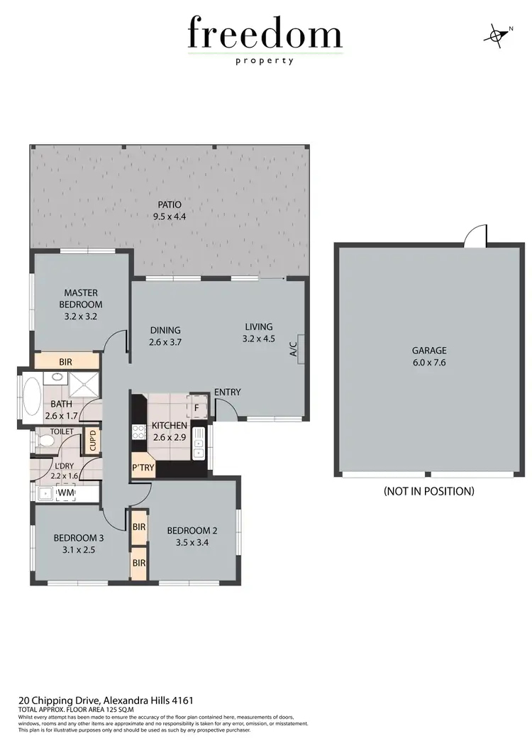 Floorplan of Homely house listing, 20 Chipping Drive, Alexandra Hills QLD 4161