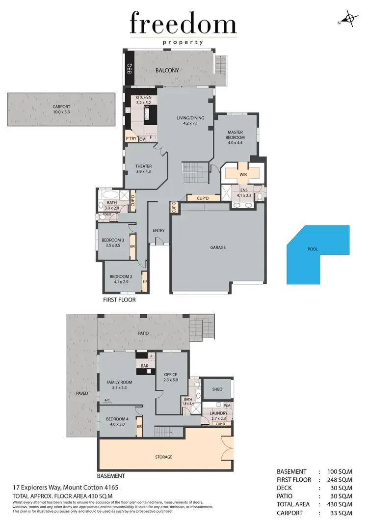 Floorplan of Homely house listing, 17 Explorers Way, Mount Cotton QLD 4165
