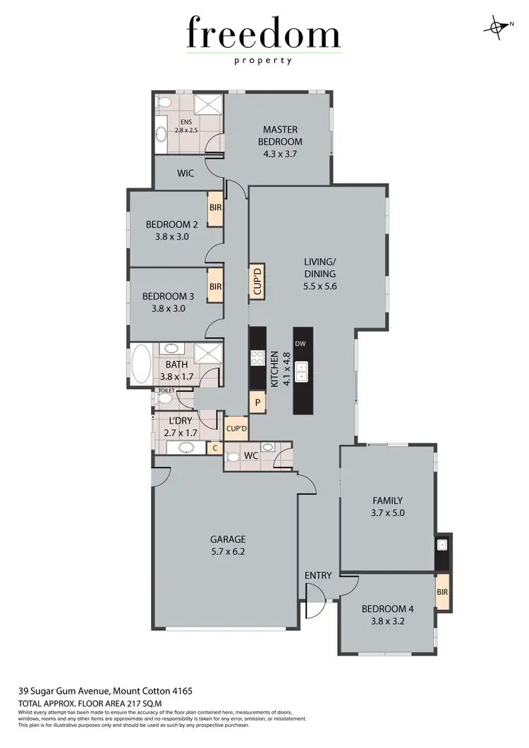 Floorplan of Homely house listing, 39 Sugar Gum Avenue, Mount Cotton QLD 4165