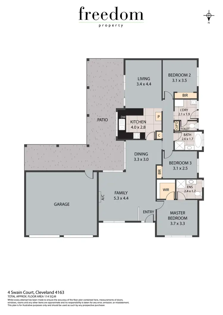 Floorplan of Homely house listing, 4 Swain Court, Cleveland QLD 4163
