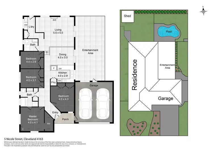 Floorplan of Homely house listing, 5 Nicole Street, Cleveland QLD 4163