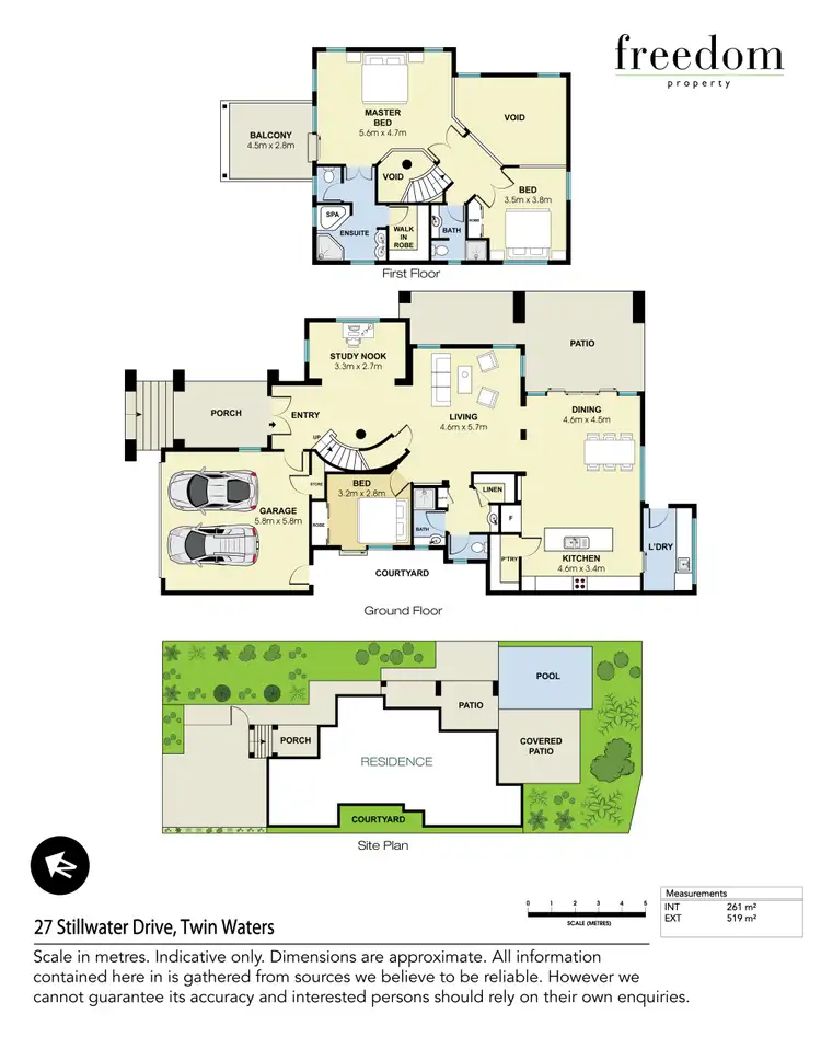 Floorplan of Homely house listing, 77 Stillwater Drive, Twin Waters QLD 4564