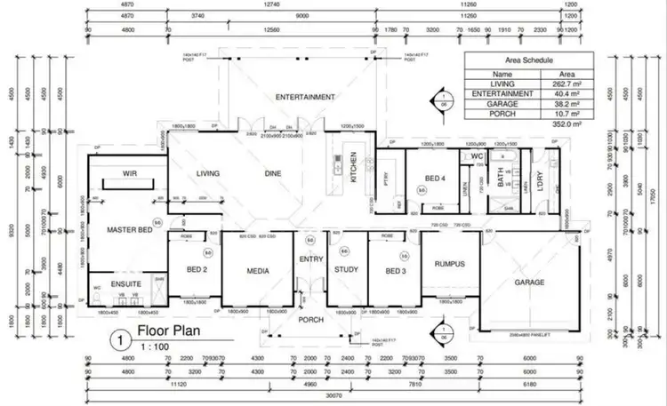 Floorplan of Homely house listing, 1 McRae Road, Elimbah QLD 4516