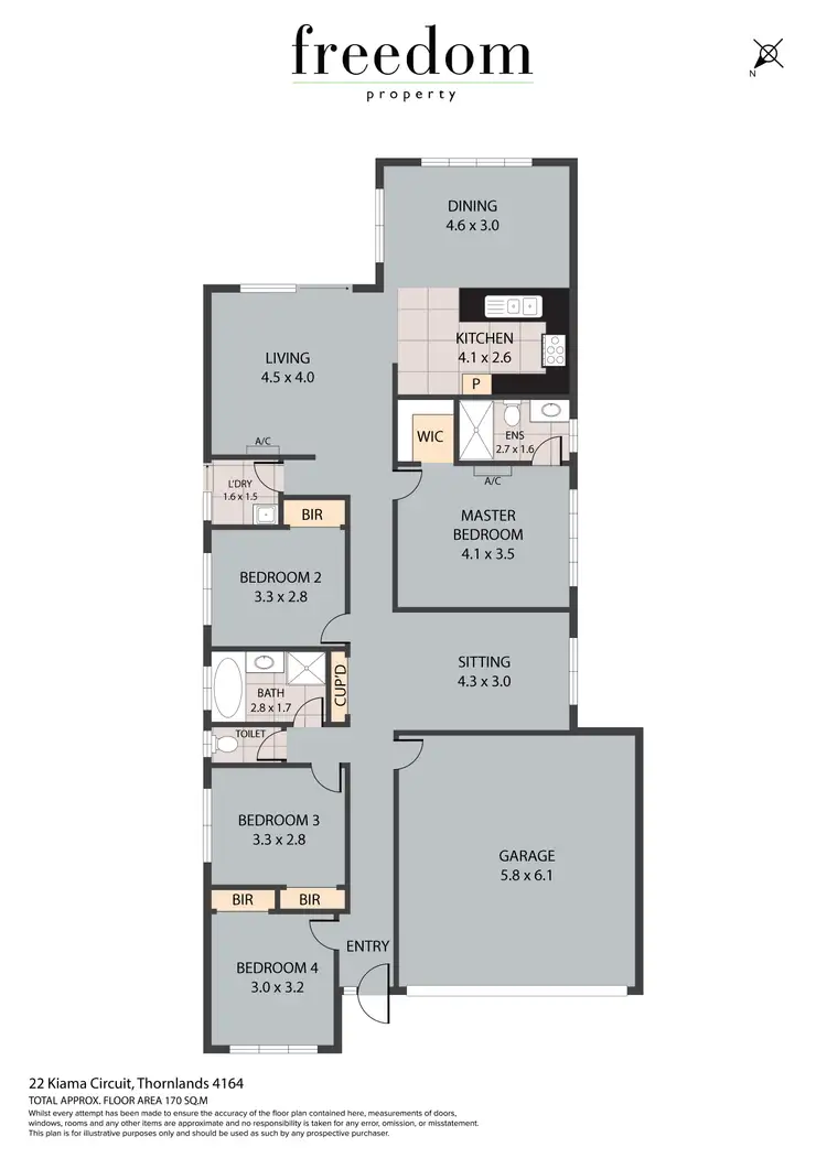 Floorplan of Homely house listing, 22 Kiama Circuit, Thornlands QLD 4164