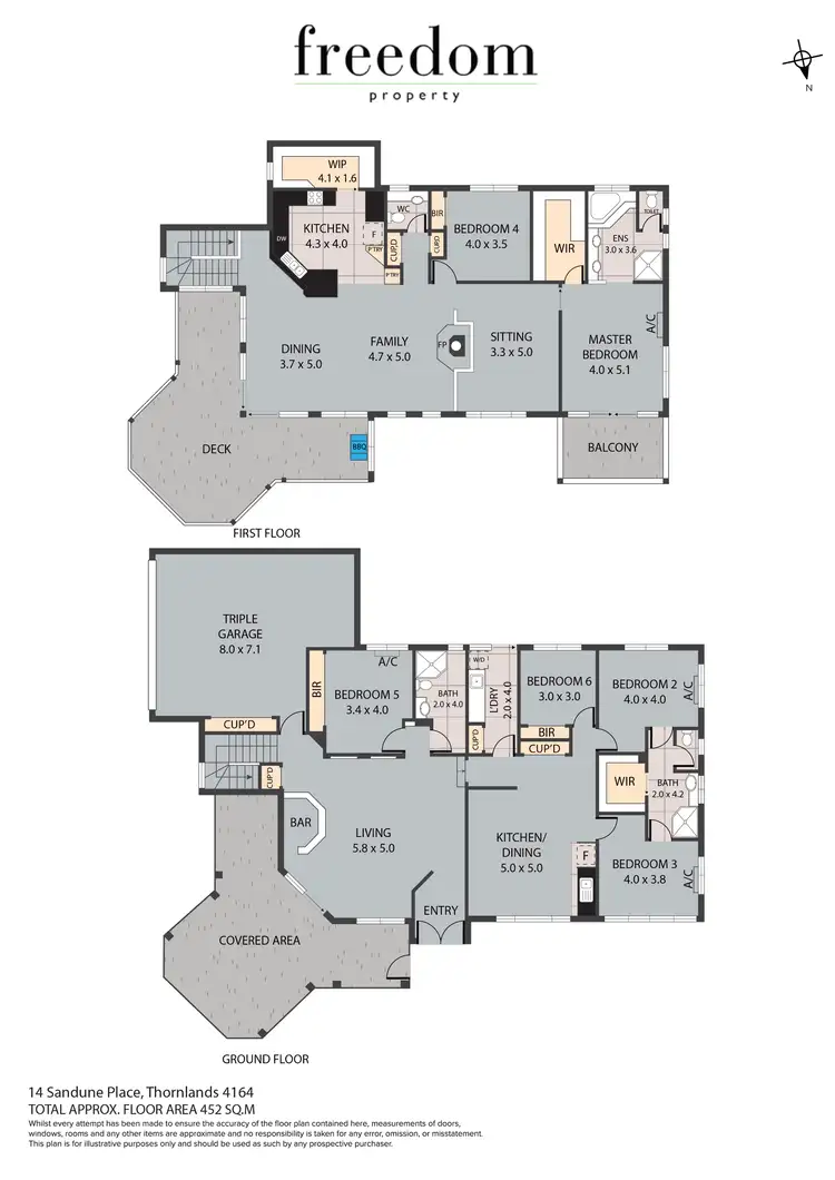Floorplan of Homely house listing, 14 Sandune Place, Thornlands QLD 4164