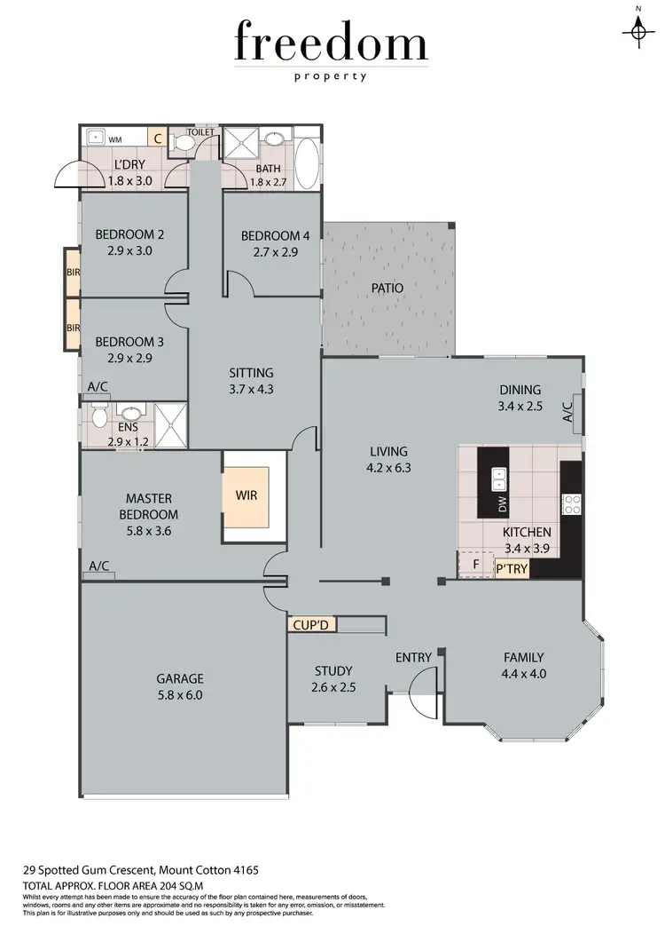 Floorplan of Homely house listing, 29 Spotted Gum Crescent, Mount Cotton QLD 4165