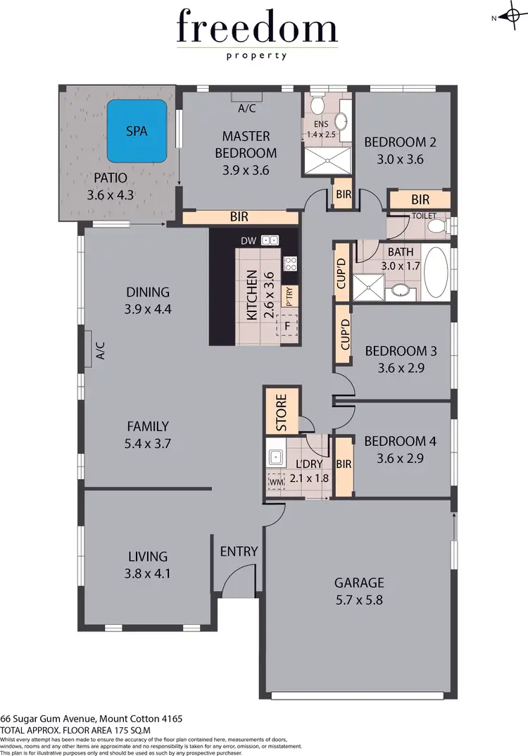 Floorplan of Homely house listing, 66 Sugar Gum Avenue, Mount Cotton QLD 4165