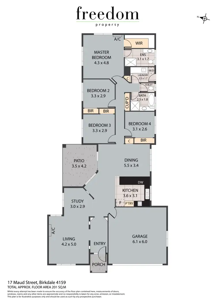 Floorplan of Homely house listing, 17 Maud Street, Birkdale QLD 4159