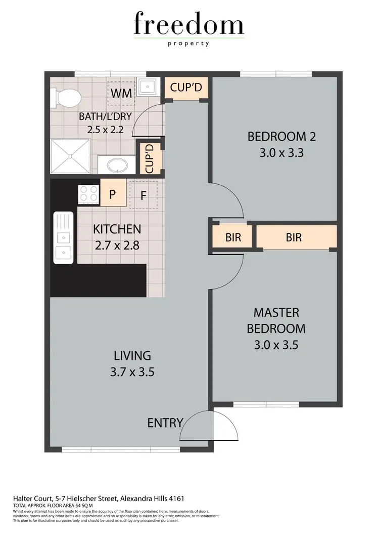 Floorplan of Homely townhouse listing, 7/5-7 Hielscher Street, Alexandra Hills QLD 4161