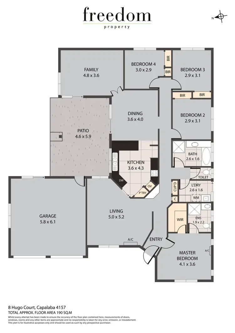 Floorplan of Homely house listing, 8 Hugo Court, Capalaba QLD 4157