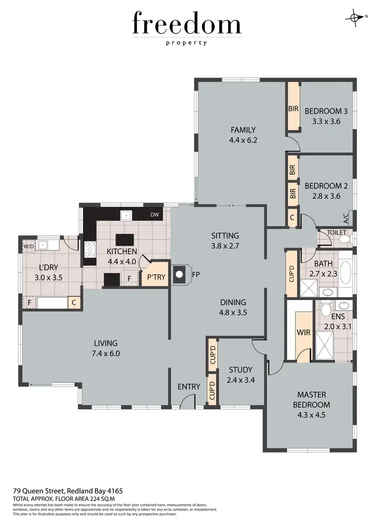 Floorplan of Homely house listing, 79 Queen Street, Redland Bay QLD 4165