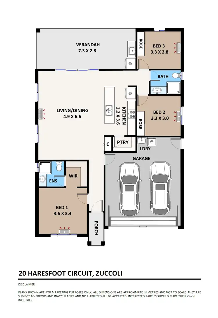 Floorplan of Homely house listing, 20 Haresfoot Circuit, Zuccoli NT 832