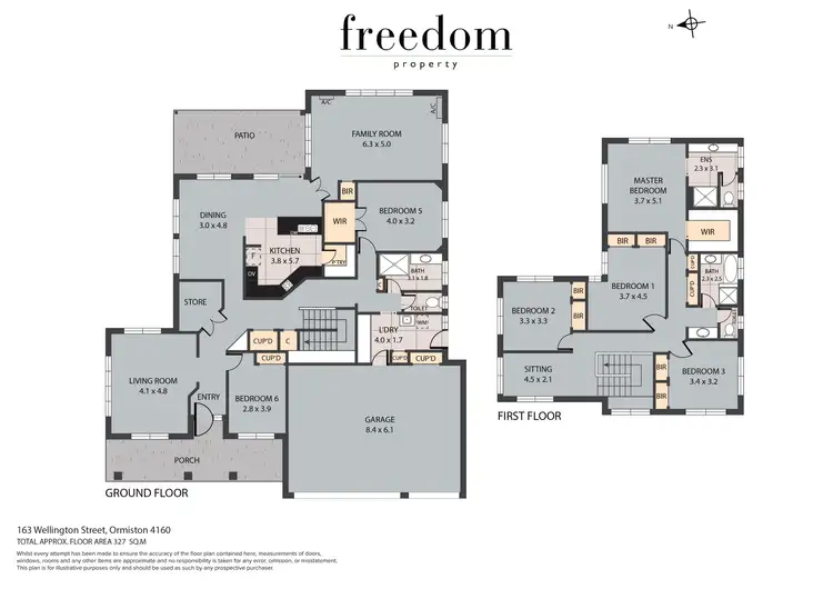 Floorplan of Homely house listing, 163 Wellington Street, Ormiston QLD 4160
