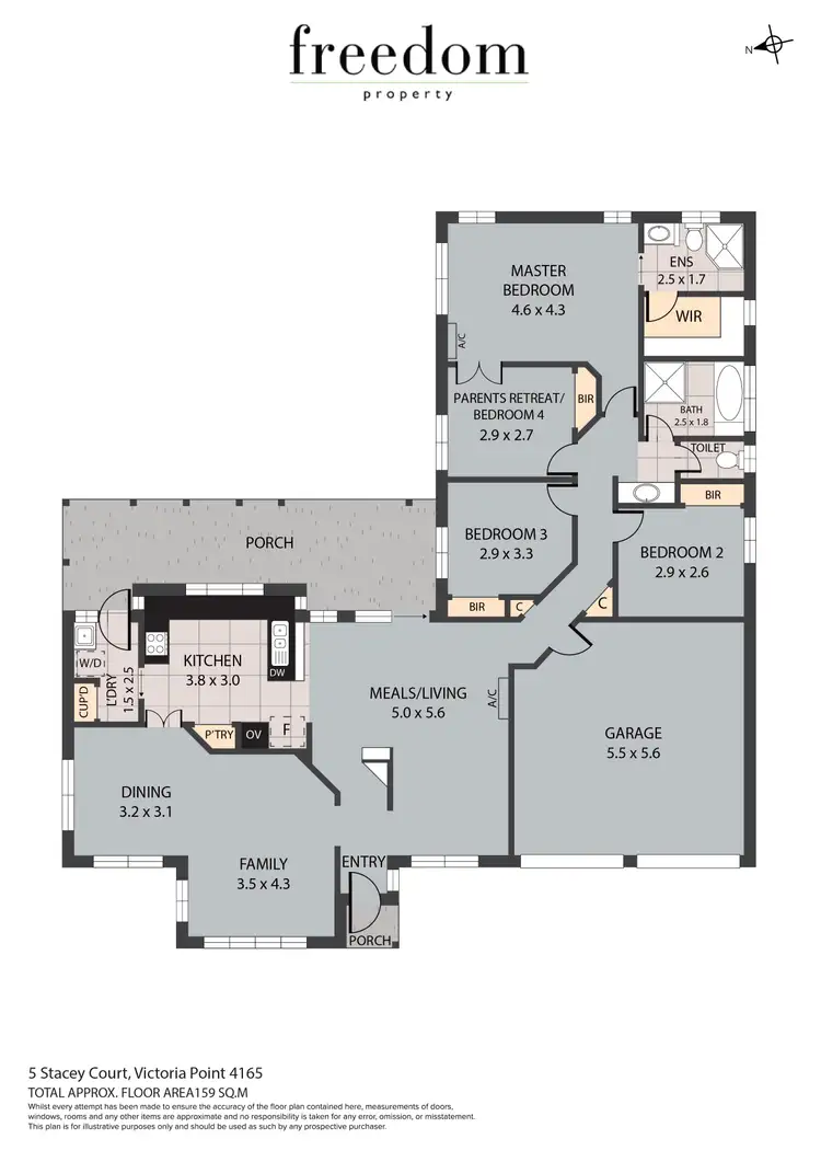 Floorplan of Homely house listing, 5 Stacey Court, Victoria Point QLD 4165