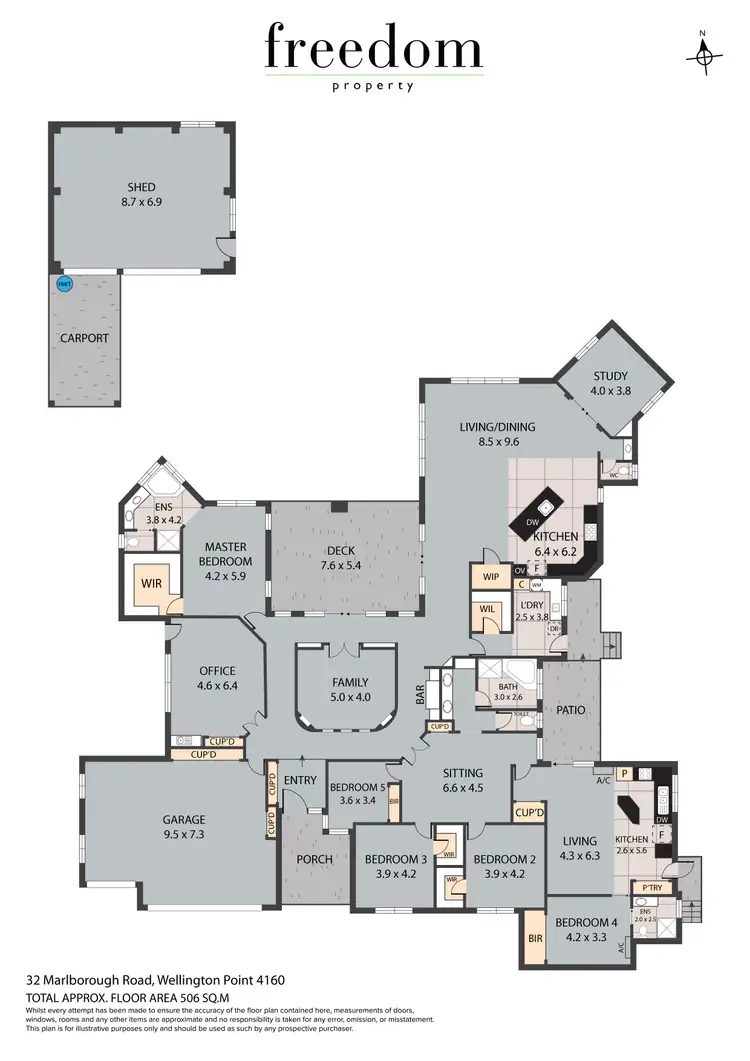 Floorplan of Homely house listing, 32 Marlborough Road, Wellington Point QLD 4160