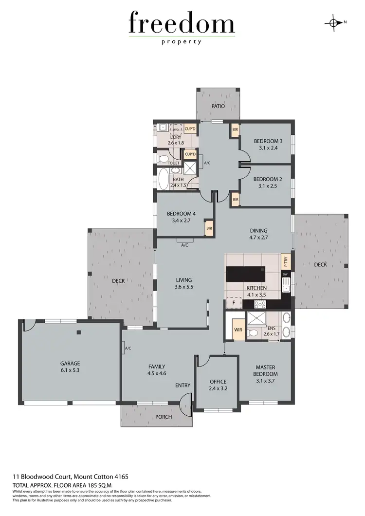 Floorplan of Homely house listing, 11 Bloodwood Court, Mount Cotton QLD 4165