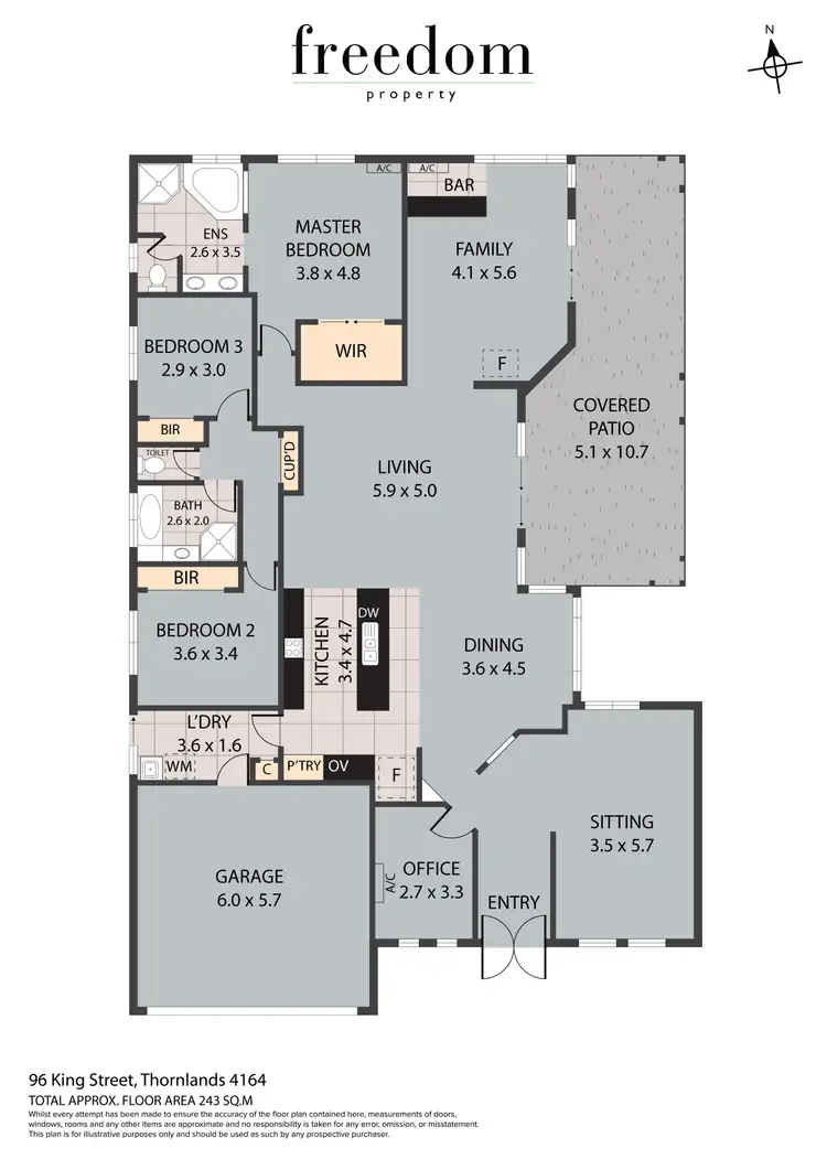 Floorplan of Homely house listing, 96 King Street, Thornlands QLD 4164