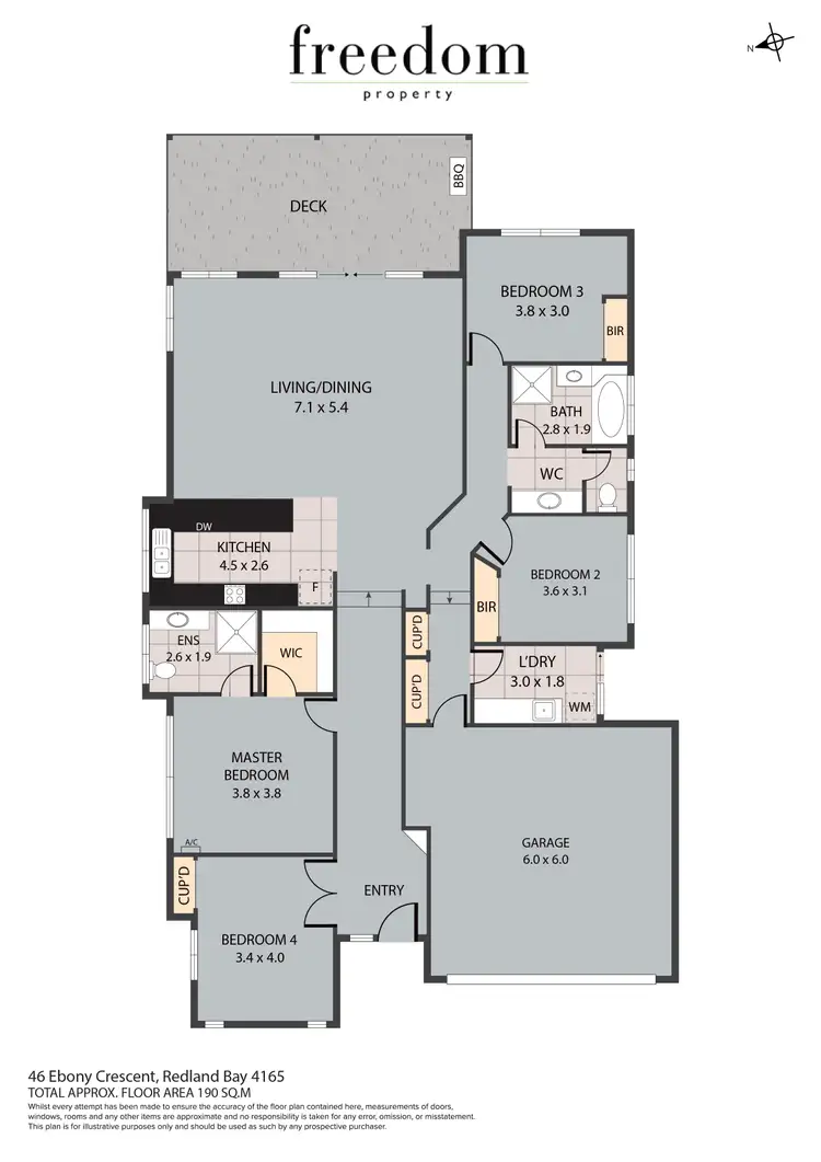 Floorplan of Homely house listing, 46 Ebony Crescent, Redland Bay QLD 4165