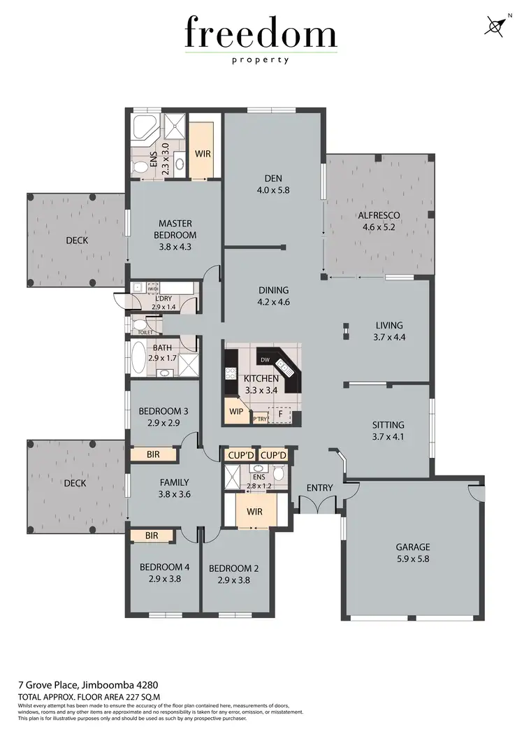 Floorplan of Homely house listing, 7 Grove Place, Flagstone QLD 4280