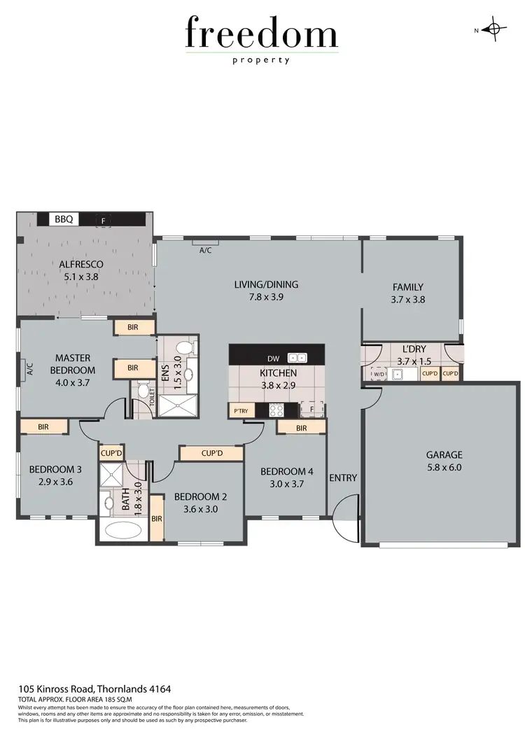 Floorplan of Homely house listing, 105 Kinross Road, Thornlands QLD 4164