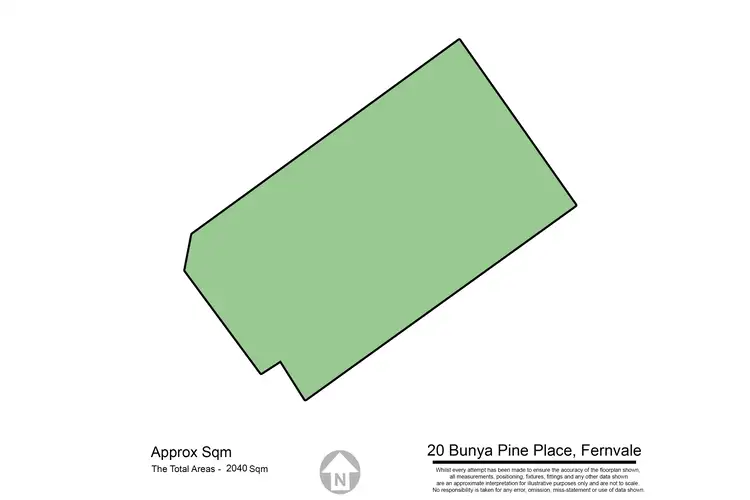 Floorplan of Homely land listing, 20 Bunya Pine Place, Fernvale QLD 4306