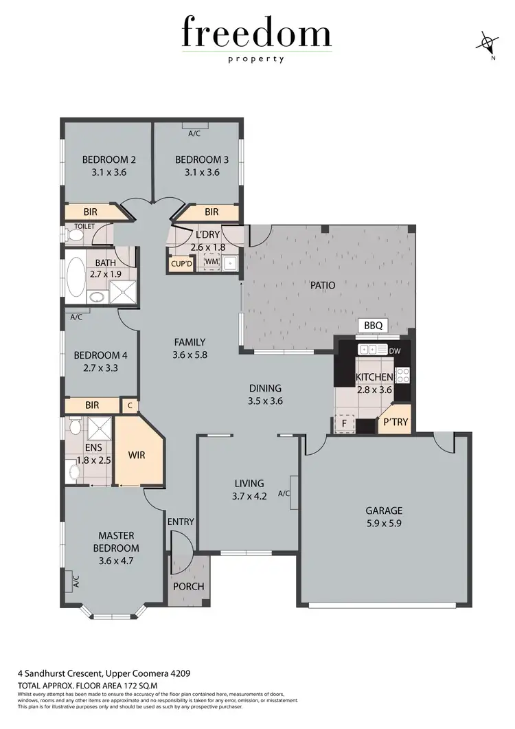 Floorplan of Homely house listing, 4 Sandhurst Crescent, Upper Coomera QLD 4209