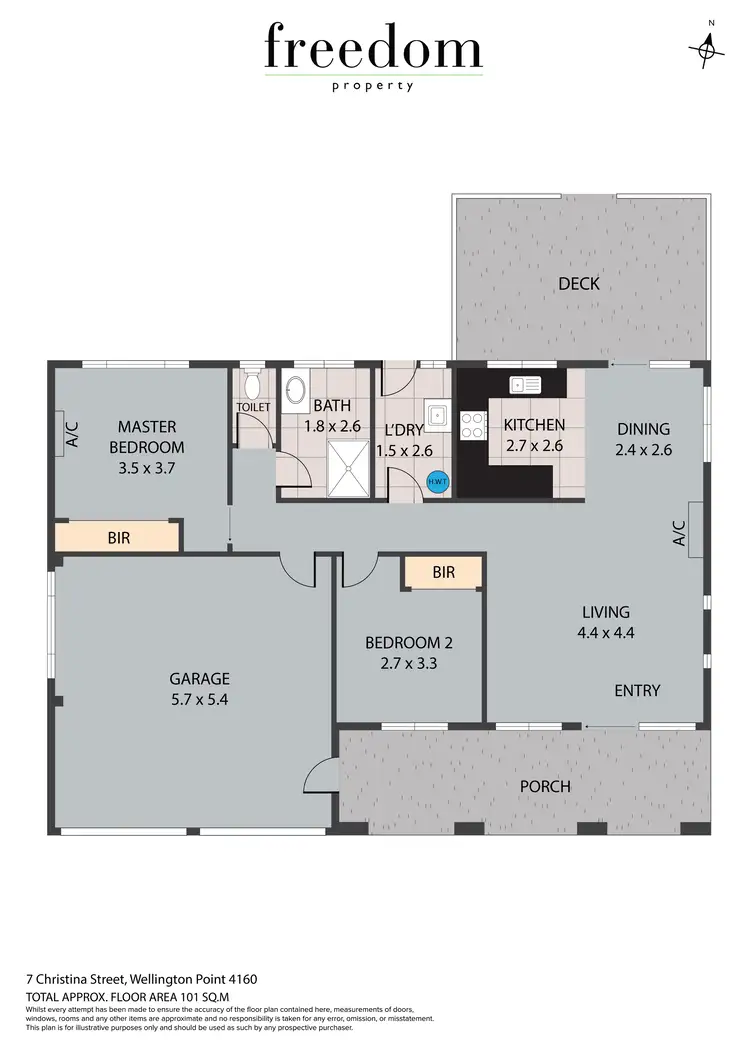 Floorplan of Homely house listing, 7 Christina Street, Wellington Point QLD 4160