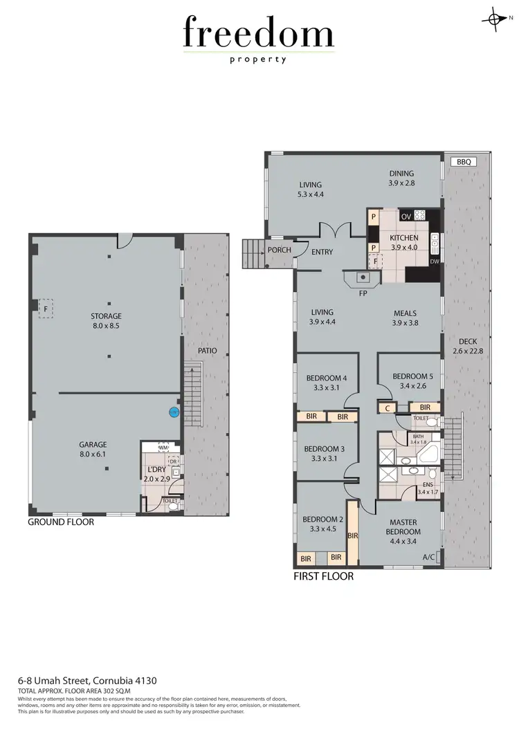 Floorplan of Homely house listing, 6-8 Umah Street, Cornubia QLD 4130